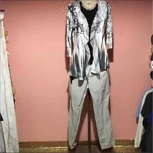 Black and grey outfit